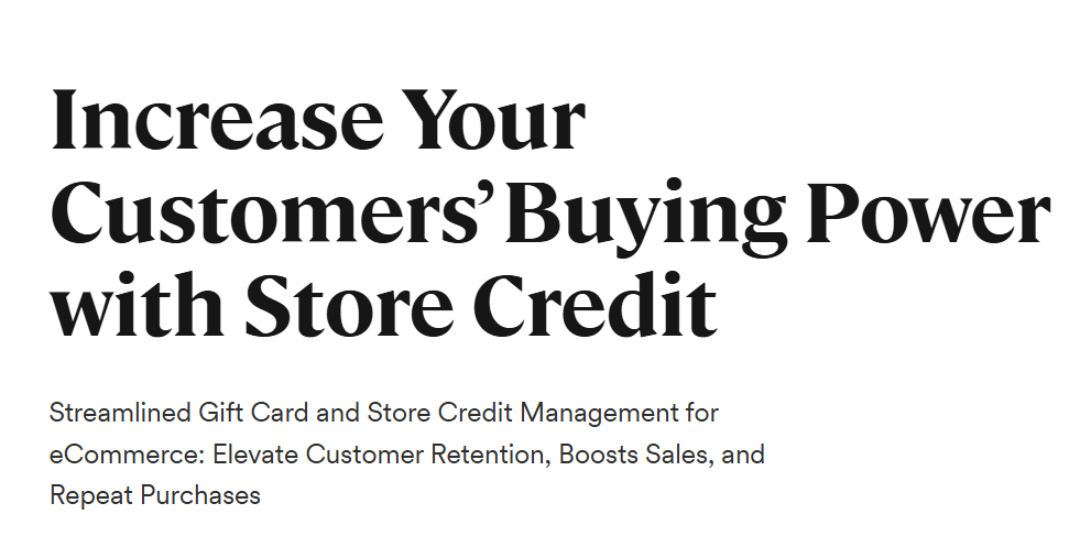 a black and white photo with the words increase your customers'buying power with store