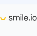 the smile io logo is shown on a white background