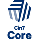 the logo for the cin7 core