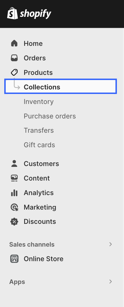 a screenshot of the shopify app