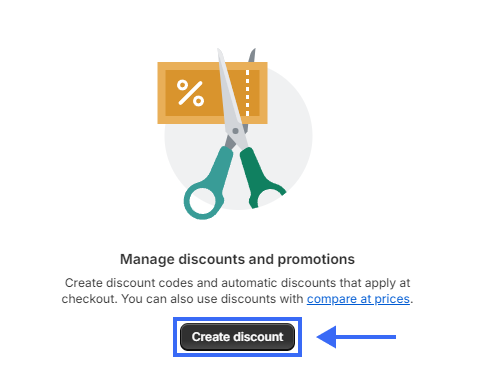 Manage discounts and promotions window.