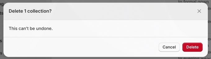 Can a Shopify Collection Be Changed From Manual to Automated? a screen shot of a cell phone with a red button