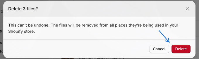 the delete button on a computer screen with the delete button highlighted