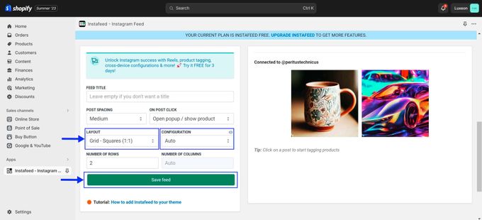 a screenshot of a web page with a picture of a mug