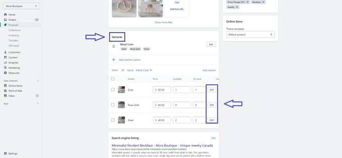 Step 3 to enable inventory tracking in Shopify