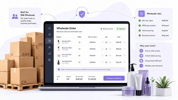 6 Practical Ways Shopify Stores Use Order Limits to Protect Margins, Reduce Waste, and Sell Smarter 6 Practical Ways Shopify Stores Use Order Limits to Protect Margins, Reduce Waste, and Sell Smarter
