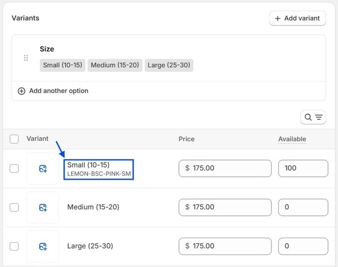a screenshot of the pricing section of a product