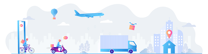 a man riding a bike down a street next to a tall building