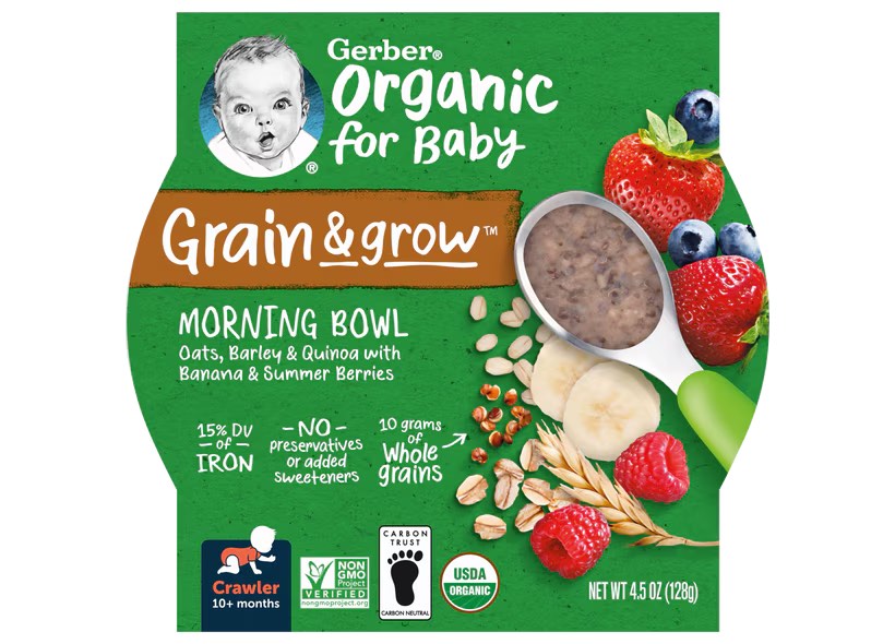 Gerber Organic Grain and Grow™ Morning Bowl