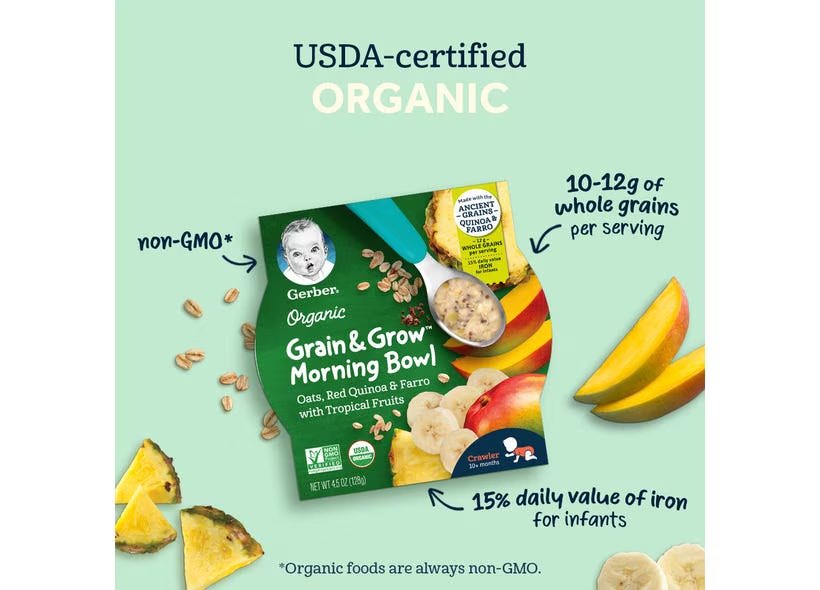 Gerber Organic Grain and Grow™ Morning Bowl