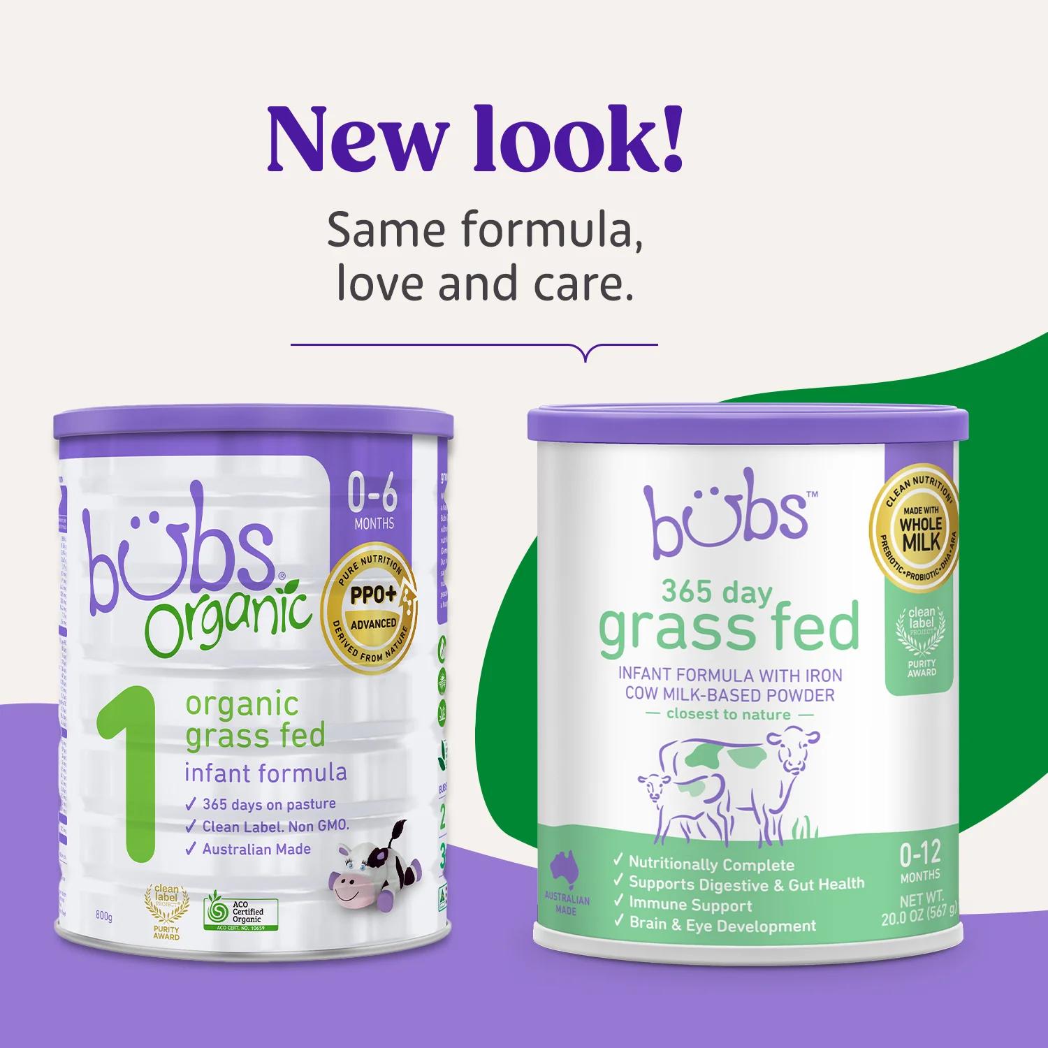 Bubs Organic Grass Fed Infant Formula Stage 1