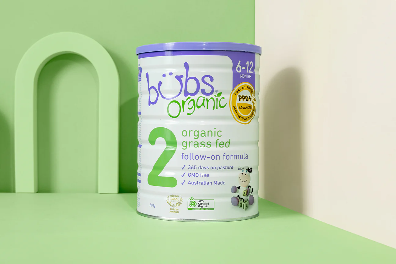 Bubs Organic Grass Fed Follow-on Formula Stage 2