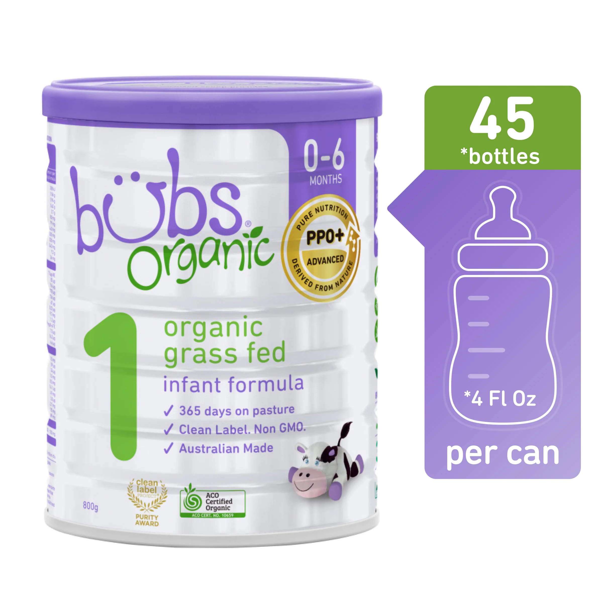 Bubs Organic Grass Fed Infant Formula Stage 1