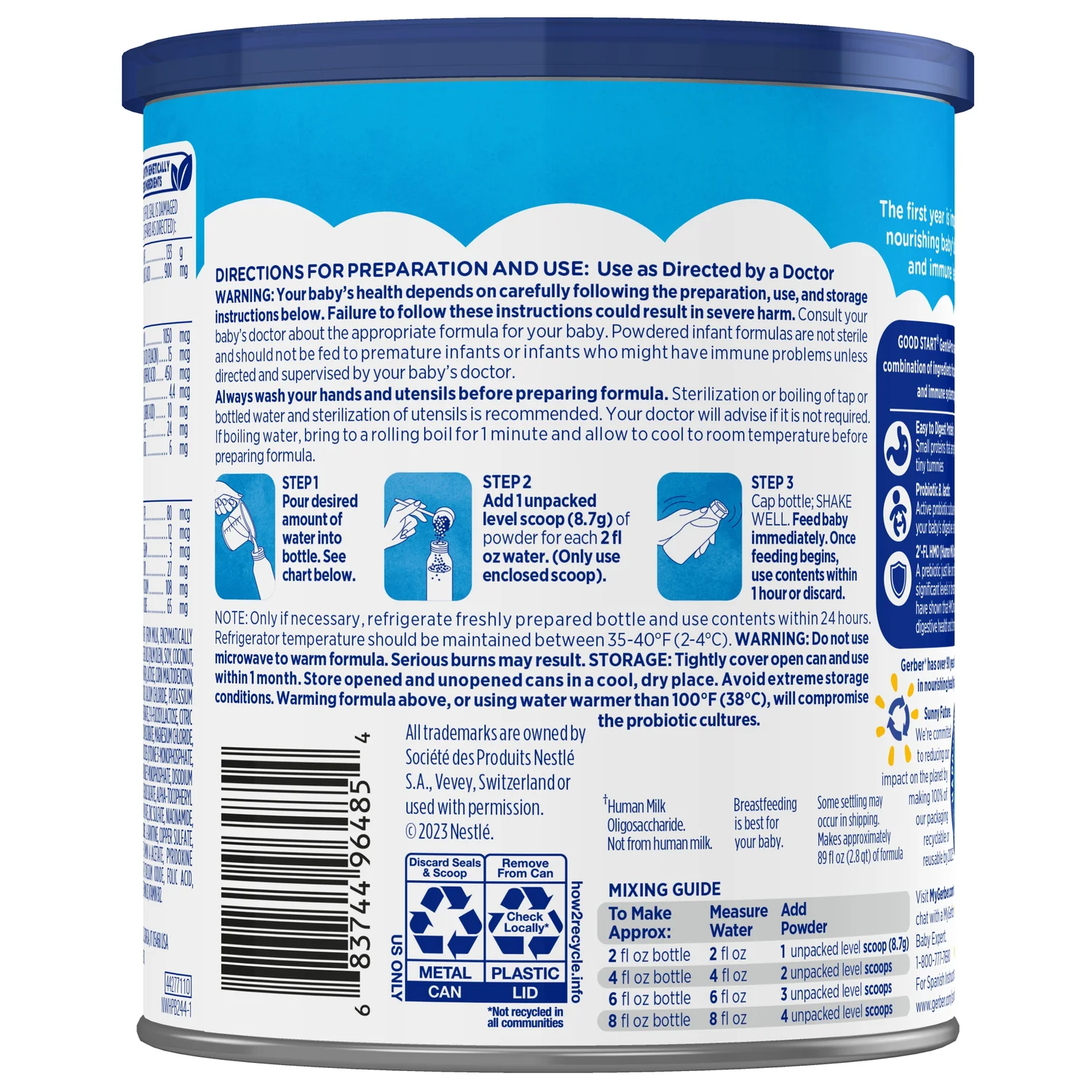 Gerber® Good Start® GentlePro Powder Infant Formula