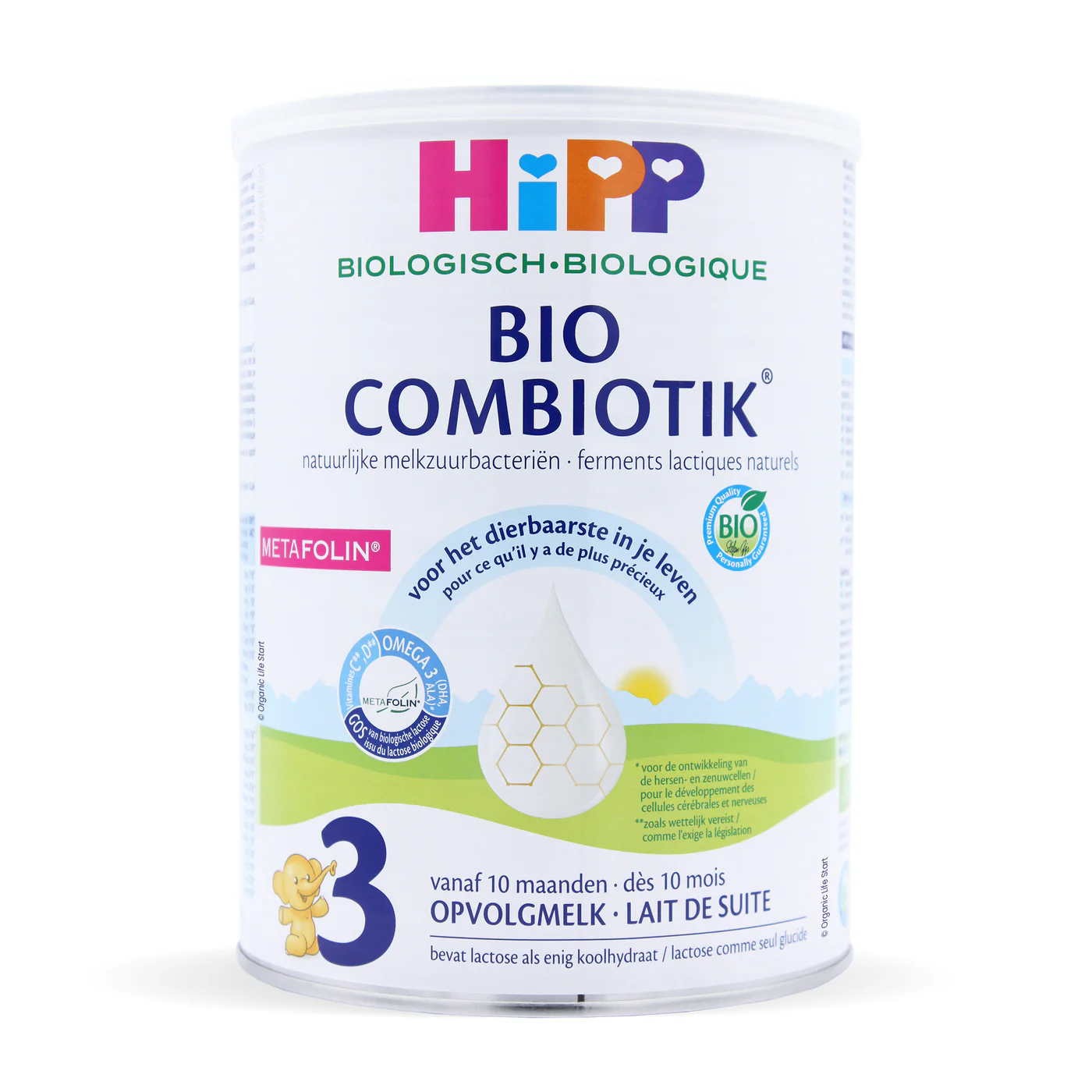 a canister of bio combiotik for babies