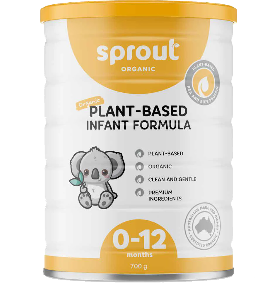 sprout organic plant based infant formula