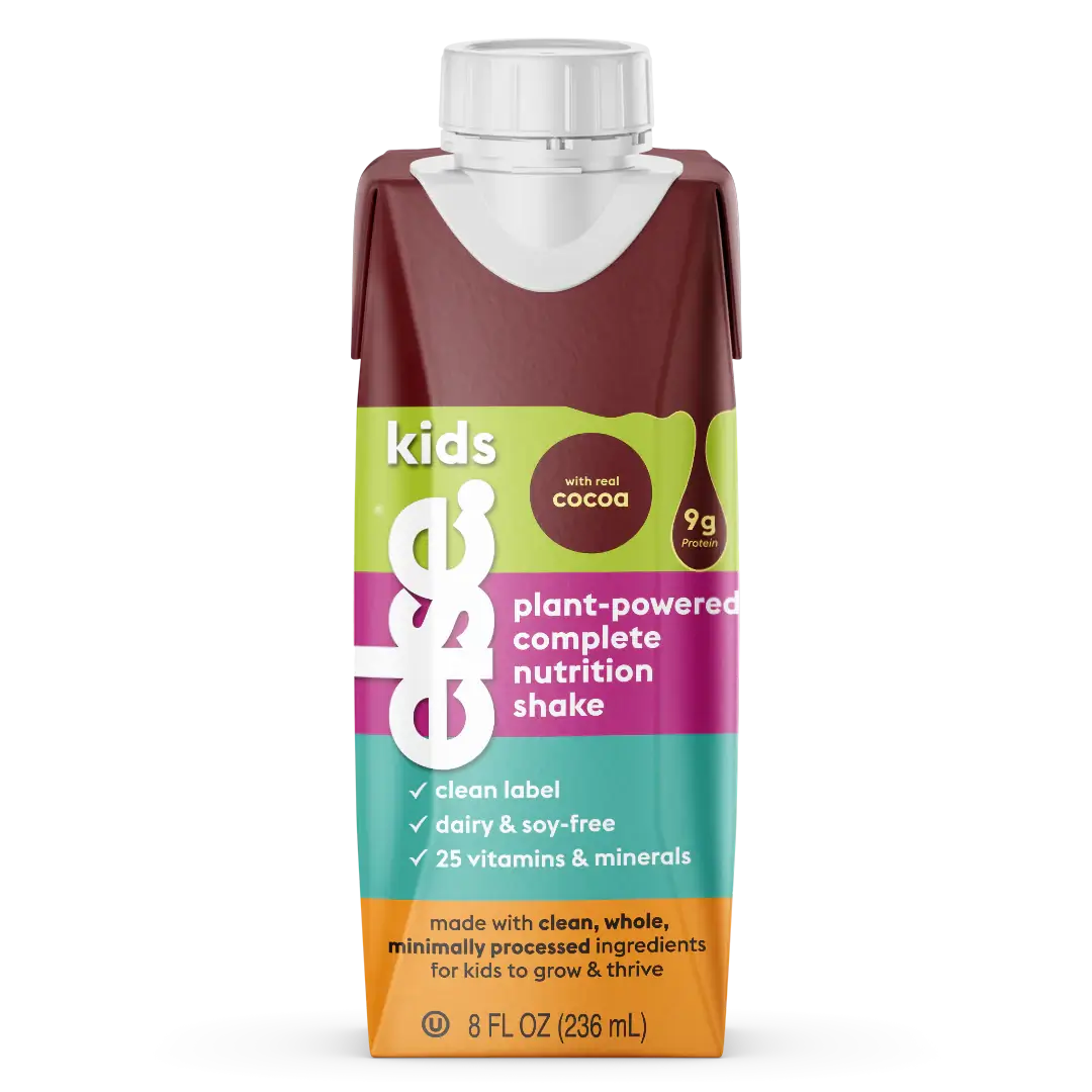 a bottle of kids's plant powered complete protein shake