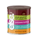 a can of plant - powered kid's shake mix