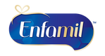 enfomil logo on a black background