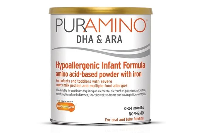 a can of puramino dha and ara baby formula