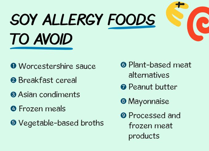 a list of allergy foods to avoid