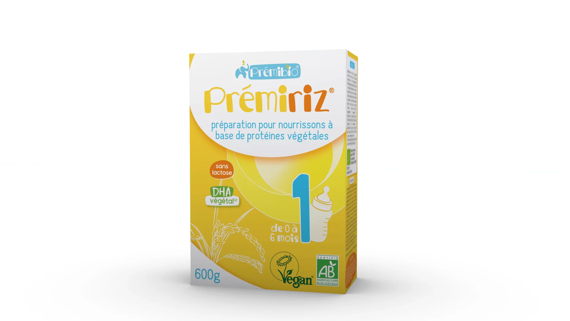 Prémiriz Stage 1 Organic Vegan Baby Formula