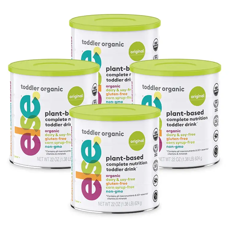 four cans of organic toddler organic infant food