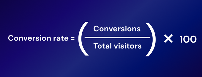 Conversion rate formula