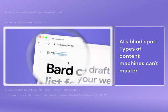 a magnifying glass looking at a website page