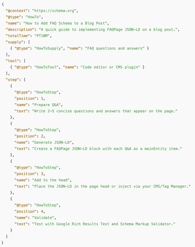 a screen shot of a web page with a text description