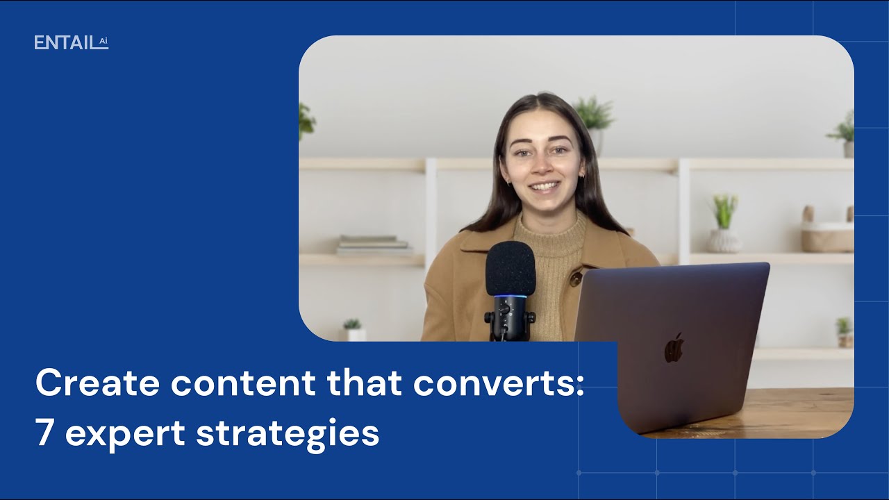 Many businesses struggle to convert visitors into customers with their content because it just doesn't resonate with their target audience or drive them to take action effectively. 

This leads to so many missed opportunities and poor conversion rates, even on websites that get lots of traffic. 

So how do you create content that generates conversions?

In this video, we’ll share seven simple strategies we use at Entail to turn our clients' content into a powerful conversion tool.

Key takeaways:

We’ll tackle the following topics:
Optimized site structure
Content for Google
Understand funnel stage
CTAs for intent
CTAs for different preferences
CTAs for content & goals
Experimentation

--

Resources:
Check out our article for more insights:
https://entail.ai/perspectives/how-to-create-content-that-converts?utm_source=youtube&utm_medium=socials&utm_campaign=description-links&utm_content=socials-link

Want more SEO content? Visit our blog:
https://entail.ai/resources?utm_source=youtube&utm_medium=socials&utm_campaign=description-links&utm_content=socials-link

--

Timestamps:
00:00 Introduction
00:31 Optimized site structure
01:30 Create content Google understands
02:33 Understand user funnel stage
03:24 CTAs for intent
04:13 CTAs for different preferences
05:04 CTAs for content & marketing goals
05:47 Experimentation
06:25 Conclusion

--

About Entail:
Entail AI is an organic marketing platform that enables businesses to generate revenue from social media and SEO.

Entail's CMS offers an enterprise-grade solution for content strategy, creation, and SEO. Entail's CRO is a fully automated software that enables businesses to increase conversion rates from their content.

See Entail AI in action:
https://entail.ai/demo?utm_source=youtube&utm_medium=socials&utm_campaign=description-links&utm_content=socials-link

--

Socials:

LinkedIn: https://www.linkedin.com/company/entailai
Facebook: https://www.facebook.com/EntailAI
Tik Tok: https://www.tiktok.com/@entail_ai
Twitter: https://twitter.com/entail_ai
Instagram: https://www.instagram.com/entail.ai/