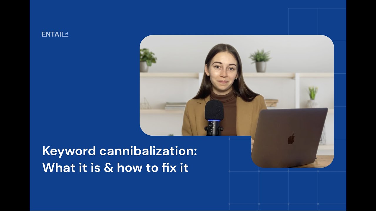 Keyword cannibalization happens when multiple pages on your website compete against each other because they target the same keywords, which can hurt your website’s rankings and decrease traffic.

In this video, we’ll explain how to identify and fix cannibalization and show you an AI tool you can use to make this process easier. 

Keyword cannibalization is quite a common challenge, but these tips--along with our keyword cannibalization tool--will help you solve it once and for all.

Key takeaways:
- What keyword cannibalization is
- How to find keyword cannibalization
- How to fix keyword cannibalization 
- 301 redirects
- Moving or deleting overlapping content
- Canonical and no-index tags
- Linking to the main page
- Creating new pages

--

Resources:
Ready to get started? Visit Entail’s website:
https://entail.ai/?utm_source=youtube&utm_medium=socials&utm_campaign=description-links&utm_content=socials-link

Check out our article for more insights:
https://entail.ai/perspectives/keyword-cannibalization-seos-biggest-challenge

See our keyword cannibalization tool in action:
https://entail.ai/products/content-strategy-software/keyword-cannibalization-tool

--

Timestamps:
00:00 Introduction
00:35 What is keyword cannibalization?
01:53 Example of keyword cannibalization
02:38 How to find keyword cannibalization
04:09 How to fix keyword cannibalization
04:21 301 redirects
04:44 Remove overlapping content
05:09 Canonical and no-index tags
05:36 Internal linking
06:00 New page
06:20 Conclusion

--

About Entail:
Entail AI is an organic marketing platform that enables businesses to generate revenue from social media and SEO.

Entail's CMS offers an enterprise-grade solution for content strategy, creation, and SEO. Entail's CRO is a fully automated software that enables businesses to increase conversion rates from their content.

Take your next steps with Entail:
https://entail.ai/demo

--

Socials:
LinkedIn: https://www.linkedin.com/company/entailai
Facebook: https://www.facebook.com/EntailAI
Tik Tok: https://www.tiktok.com/@entail_ai
Twitter: https://twitter.com/entail_ai
Instagram: https://www.instagram.com/entail.ai/