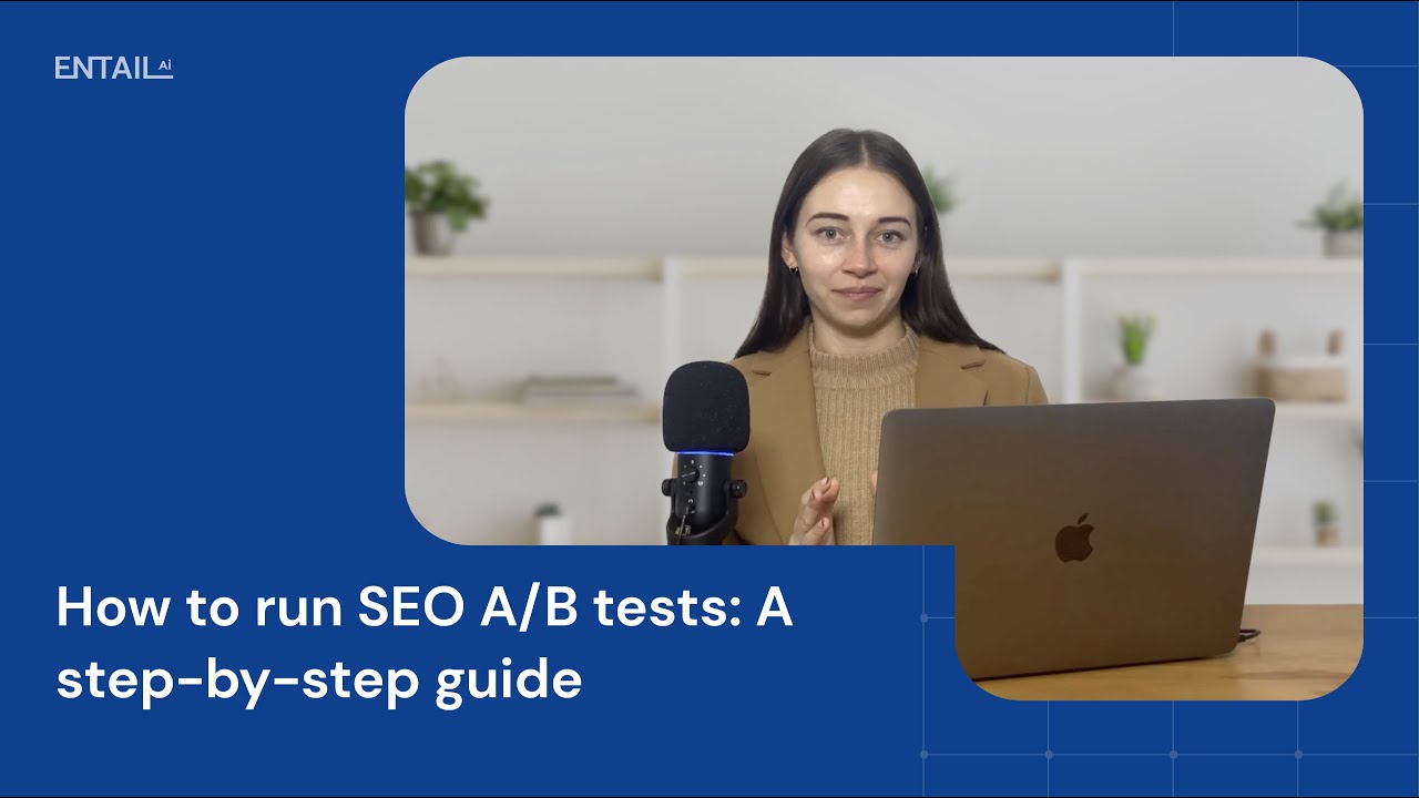 When it comes to your website, you don't want to base your decisions on a hunch or an opinion. You want to base it on data.

This is where SEO A/B tests come in. 

The whole point of SEO A/B testing is to increase your site's performance by testing different versions of a page or elements within a page at the same time. 

SEO A/B tests can improve page ranking and click-through rate on the search engine results page, resulting in increased traffic. It can also improve user experience and click-through rate on the page itself to help reach your marketing goals.

Here’s what we cover in this video:
Why businesses need SEO A/B testing
What SEO A/B testing is 
SEO A/B testing vs. regular A/B testing
Why run SEO A/B tests
How to run an SEO A/B tests
SEO A/B testing to improve rankings
SEO A/B testing to improve click-through rate
SEO A/B testing to increase conversions
Challenges of SEO A/B testing
Best software for SEO A/B testing

--

Resources:
Ready to get started? Visit Entail’s website:
https://entail.ai/?utm_source=youtube&utm_medium=socials&utm_campaign=description-links&utm_content=socials-link

Check out our article for more insights:
https://entail.ai/resources/organic-marketing/seo-ab-testing-guide

See our CRO  in action:
https://entail.ai/products/conversion-rate-optimization-software

--

Timestamps:
00:00 Introduction
00:20 Why businesses need SEO A/B testing
00:46 What SEO A/B testing is 
02:35 SEO A/B testing vs. regular A/B testing
03:58 Why run SEO A/B tests
04:41 How to run an SEO A/B tests
06:10 SEO A/B testing to improve rankings
07:44 SEO A/B testing to improve click-through rate
08:55 SEO A/B testing to increase conversions
10:34 Challenges of SEO A/B testing
12:14 Best software for SEO A/B testing
13:27 Conclusion

--

About Entail:
Entail AI is an organic marketing platform that enables businesses to generate revenue from social media and SEO.

Entail's CMS offers an enterprise-grade solution for content strategy, creation, and SEO. Entail's CRO is a fully automated software that enables businesses to increase conversion rates from their content.

Book a demo with us:
https://entail.ai/demo

--

Socials:
LinkedIn: https://www.linkedin.com/company/entailai
Facebook: https://www.facebook.com/EntailAI
Tik Tok: https://www.tiktok.com/@entail_ai
Twitter: https://twitter.com/entail_ai
Instagram: https://www.instagram.com/entail.ai/