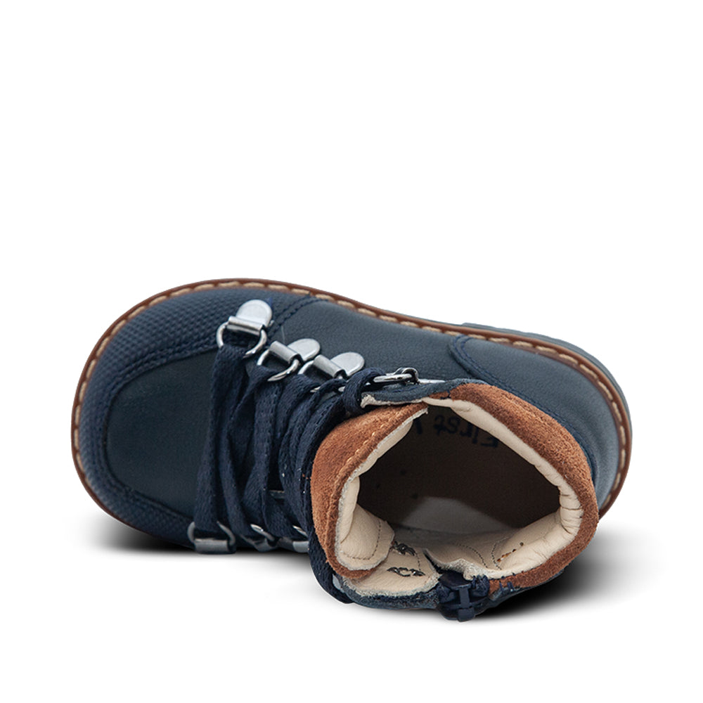 a close up of a shoe with a white background