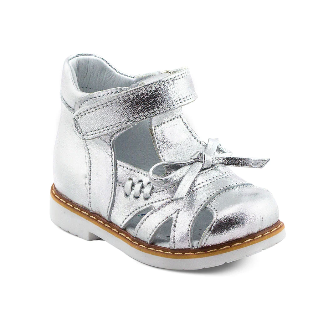 SILVERY ELLIE regular cut supportive sandals