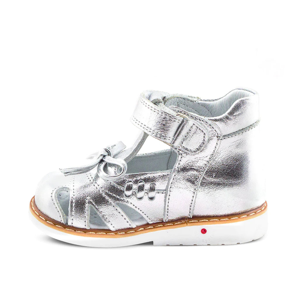 SILVERY ELLIE regular cut supportive sandals