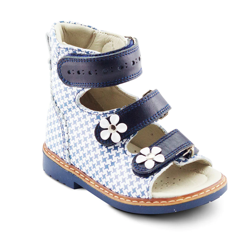 First Walkers Layla Florets Orthopaedic High-Top Ankle Sandals