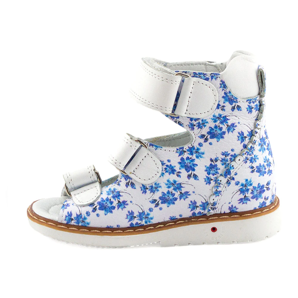 First Walkers Arianna Florets Orthopaedic High-Top Ankle Sandals