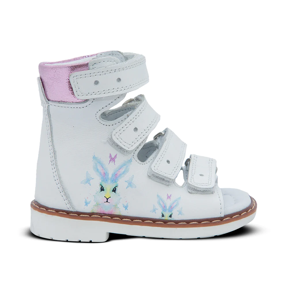 First Walkers Flopsy Rosy Orthopaedic High-Top Ankle Sandals