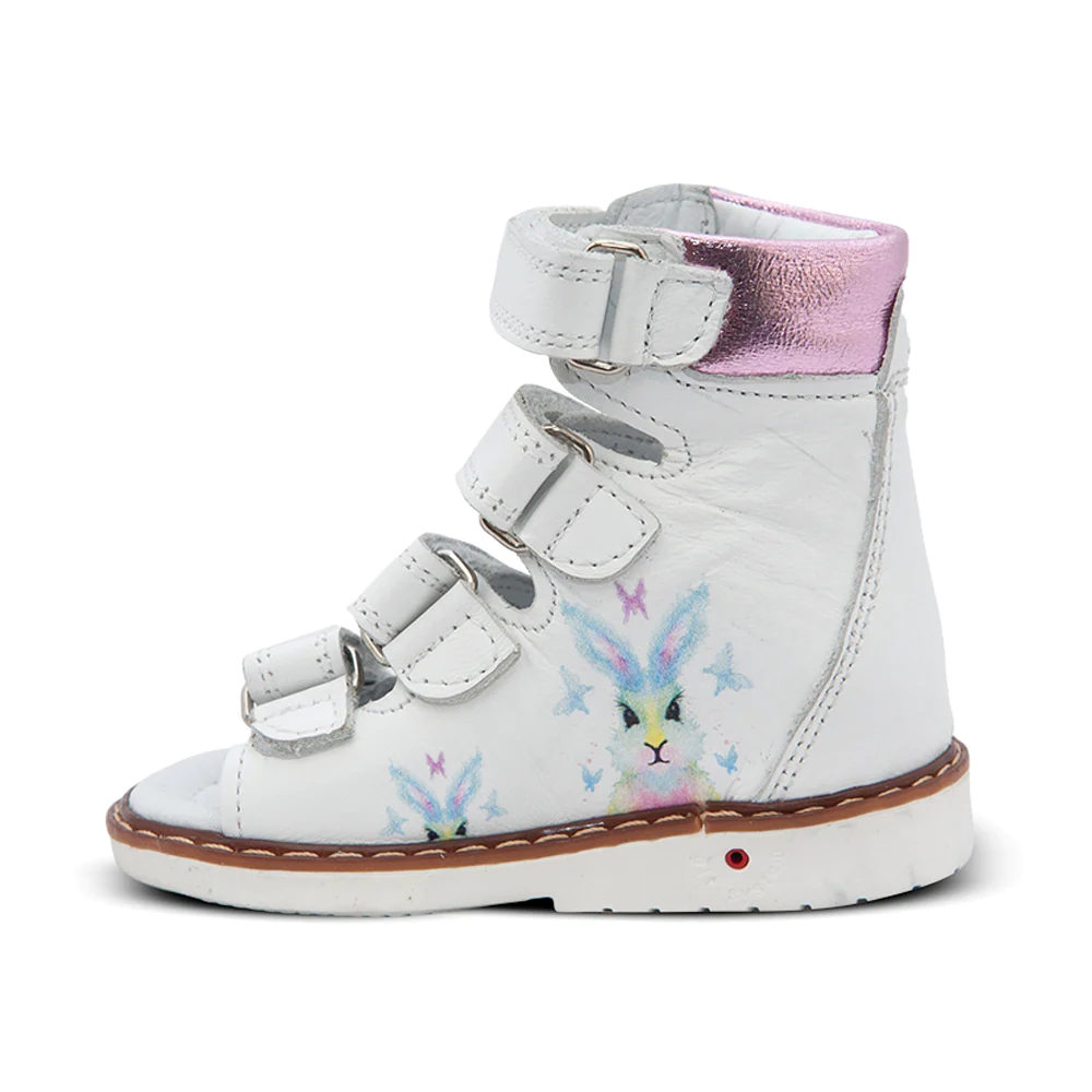 First Walkers Flopsy Rosy Orthopaedic High-Top Ankle Sandals