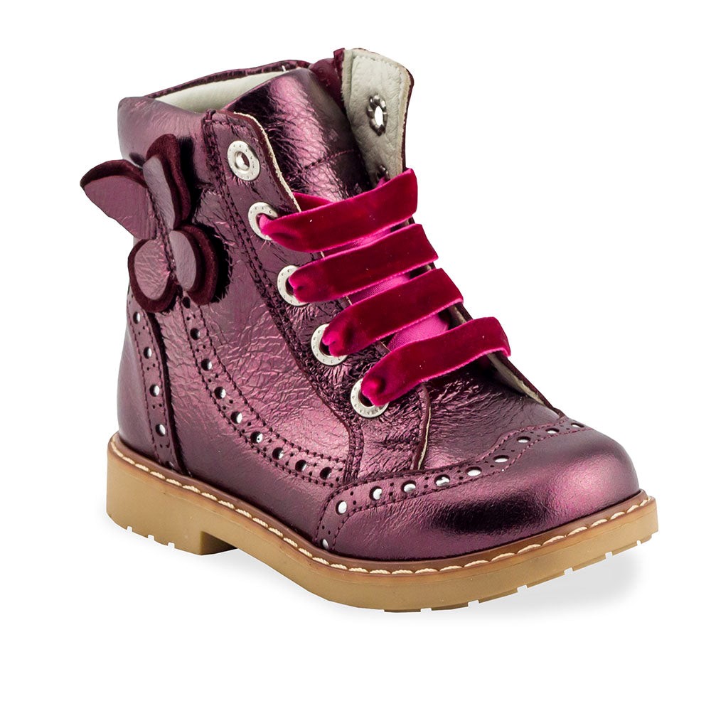 RUBY MADELYN red gold orthopaedic high-top boots