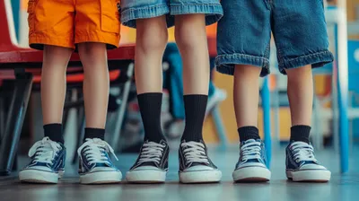 a group of people standing next to each other