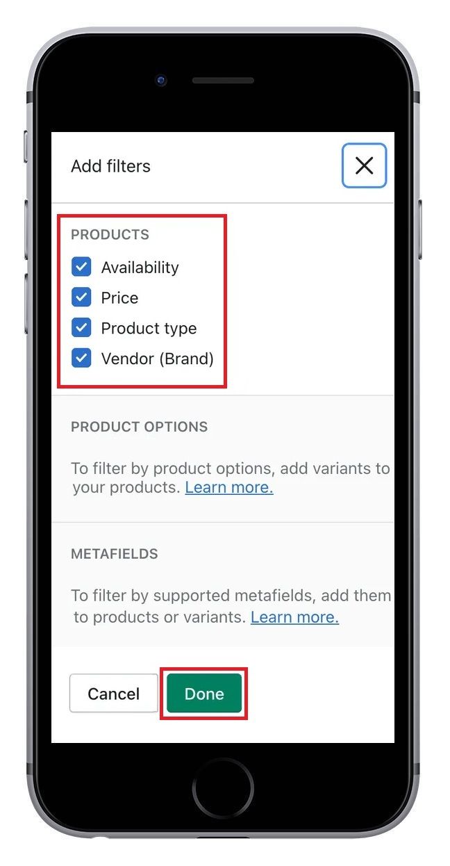 Add Product Filters to Shopify A StepByStep Guide The Fast Lane