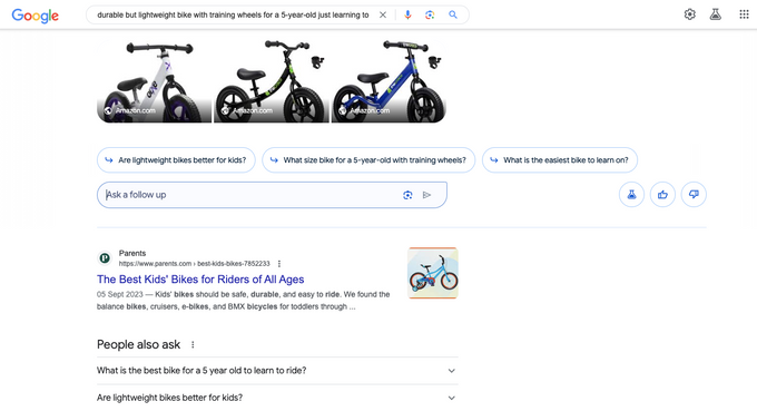 Google SGE 