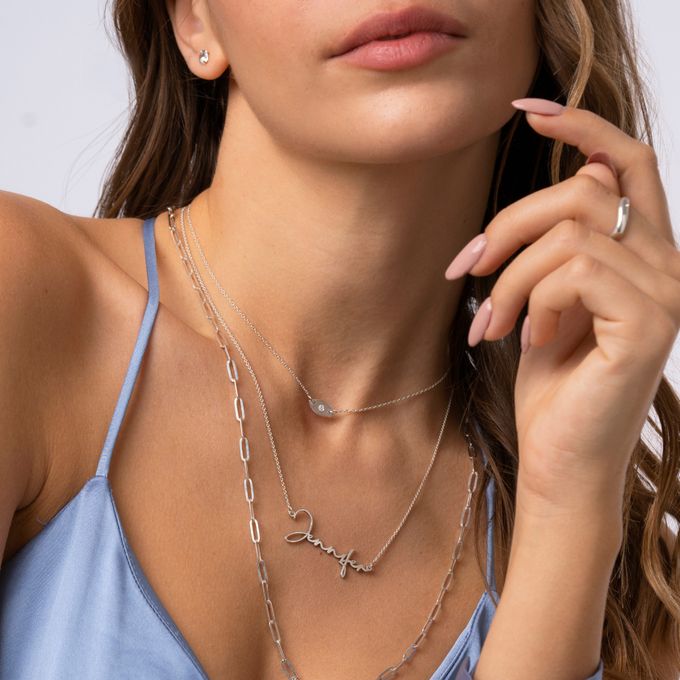 Paris Name Necklace