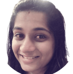a close up of a person with a smile