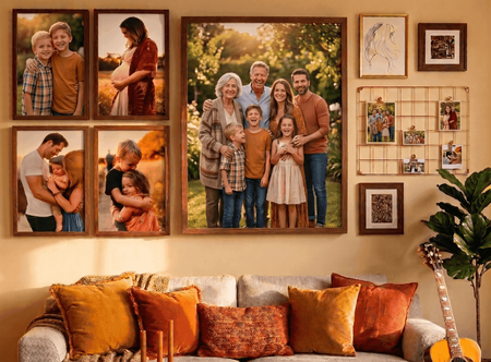 Frame Forest Wall Styling