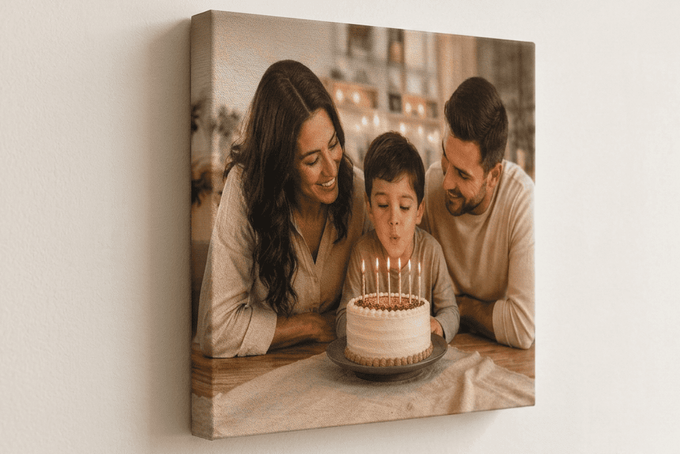 A canvas frame with an uncoated finish.