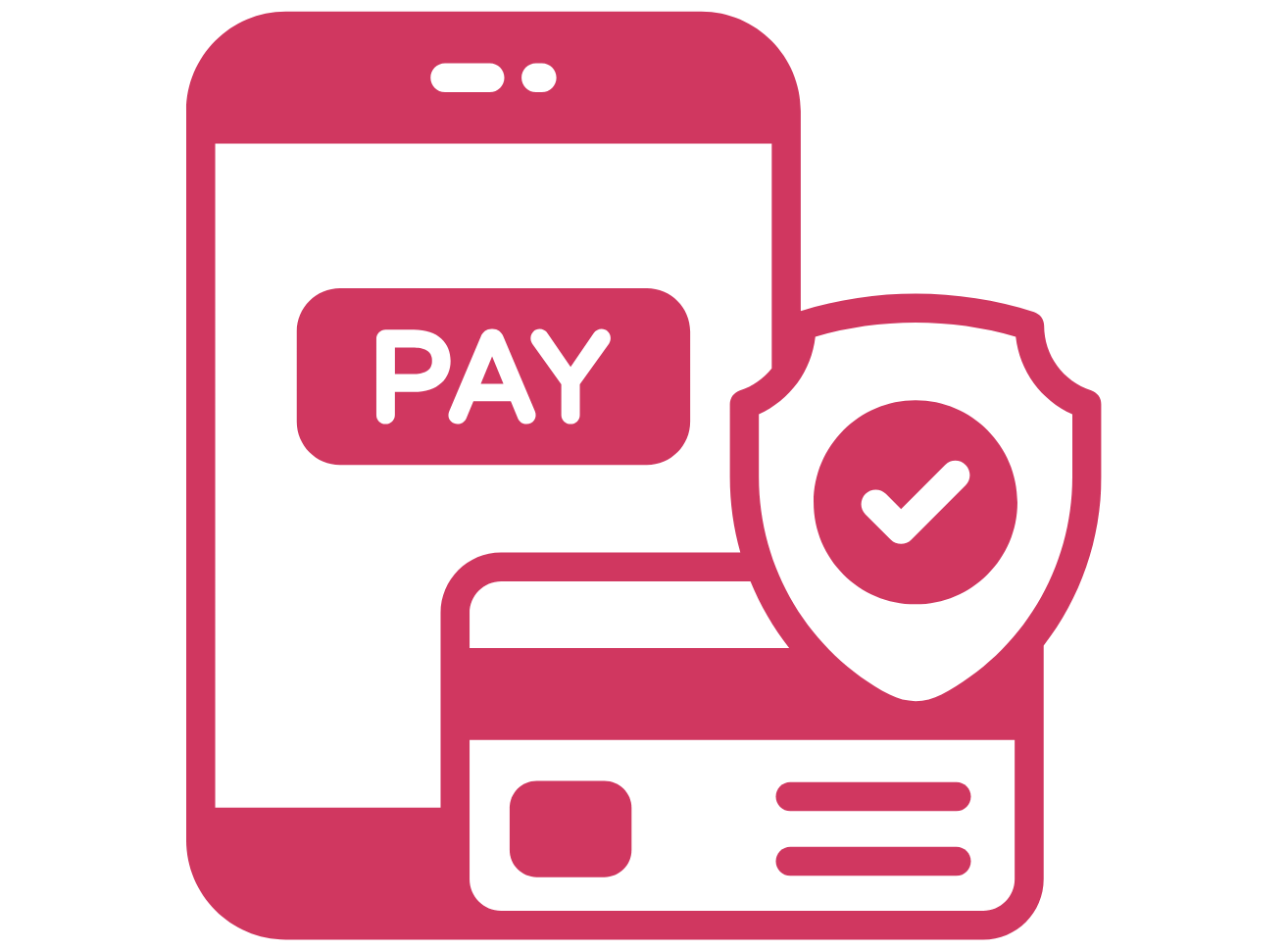 a cell phone with a check mark on it