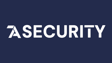 a blue background with a white text that reads,'security '
